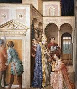 St Lawrence Receives the Treasures of the Church ANGELICO  Fra